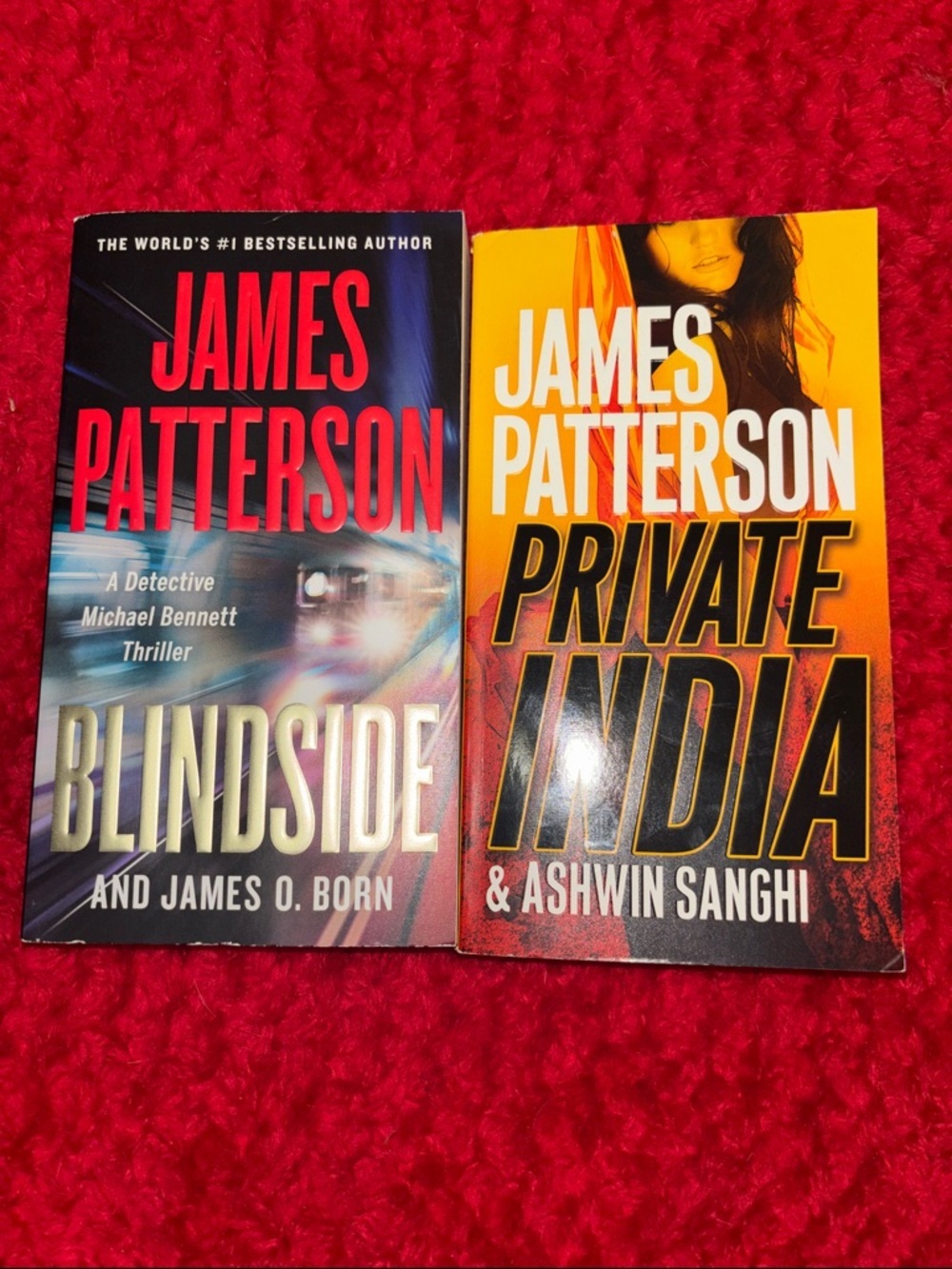 James Patterson 2-Book Bundle - Blindside & Private India